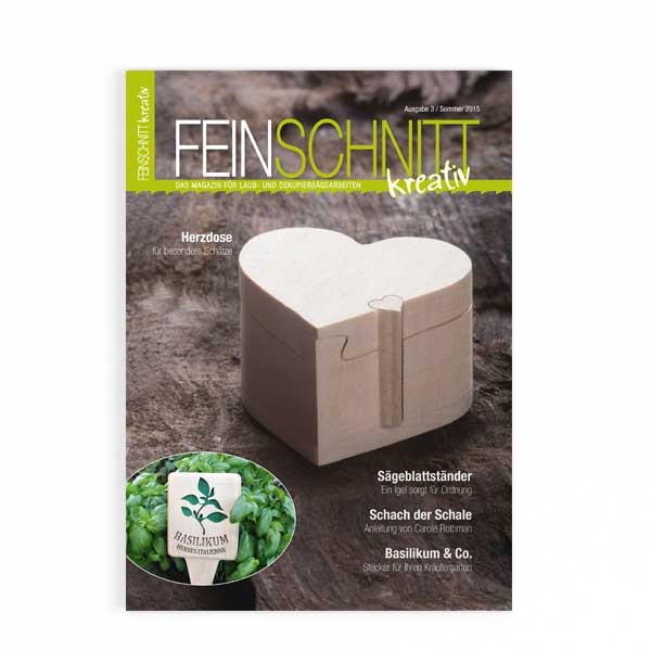 FEINSCHNITTkreativ Ausgabe 3 | Magazin für Laub- und Dekupiersägearbeiten