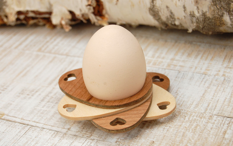 Eierfächer | Laubsägevorlage Eierbecher