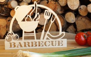 Laubsägeprojekt Deko-Schild Barbecue