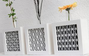 Reagenzglas-Vasen | Black & White | Moderne Dekoration