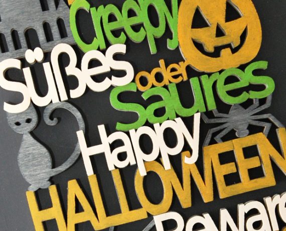 Wörterspuk – Halloweendeko